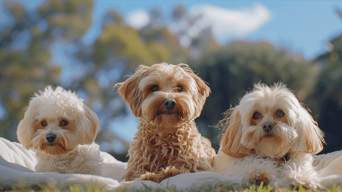 a Havanese, a Bichons Frise, a Löwchen